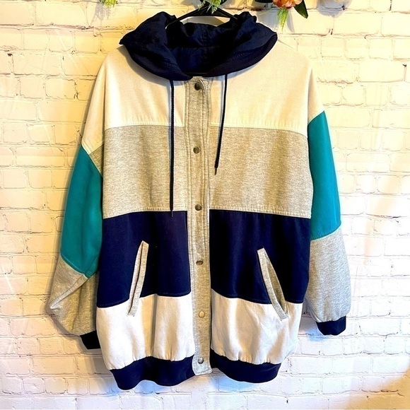 Rare Find- Retro 90’s Reversible Jacket- Unisex - Picture 1 of 8